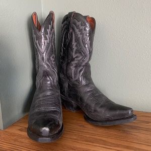 Dan Post Women’s Black Cowboy Boots Snip Toe